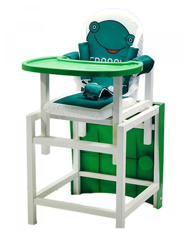 Stół-krzesło do karmienia Wilt Babies Froggy Green (29858)