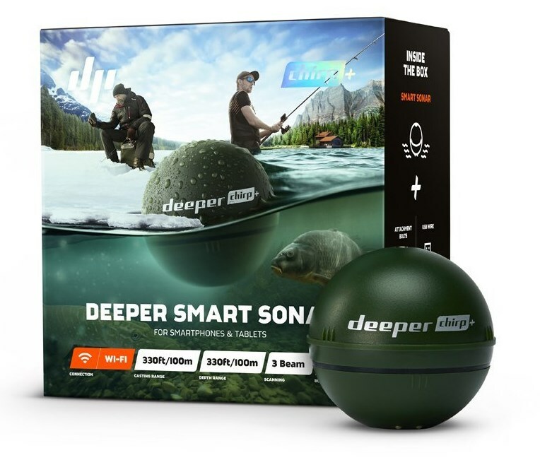 Deeper Smart Sonar CHIRP + zivju meklētājs ( + bezmaksas makšķeraukla!)