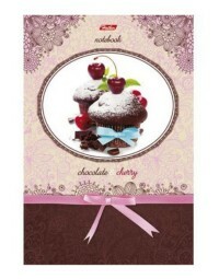 Zakelijk notitieboekje Chocolade en kers. Vanille, A5, 80 vellen