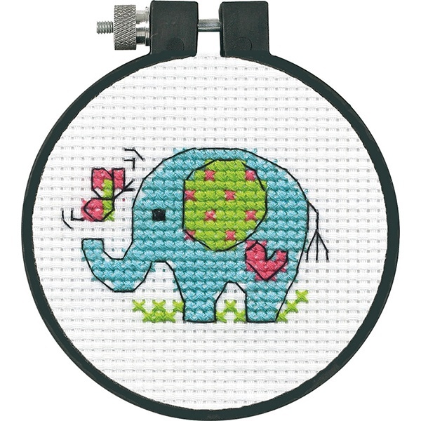  Dimensions embroidery kit art. DMS-72-74883 Elephant d7 cm