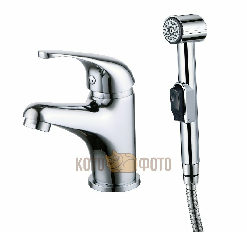 Sink mixer with hygienic shower Milardo Davis DAVSB00M08