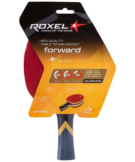 Raketa na stolní tenis Roxel Forward 1 *, trénink vpřed