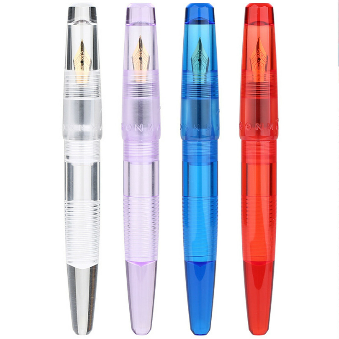 Moon Man C2 Student Office 0.5mm Graceful Tip Durable Fountain Pen Thread Design Transparent Calligraphy With Pipette Writing