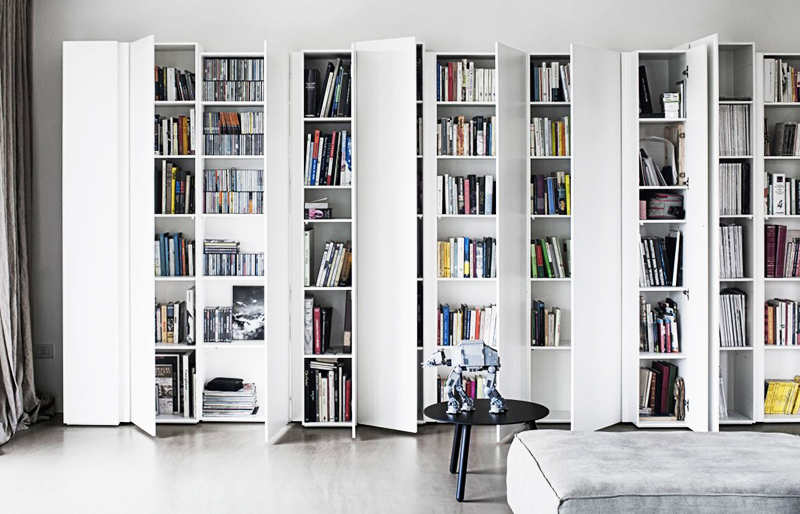 Modern home library