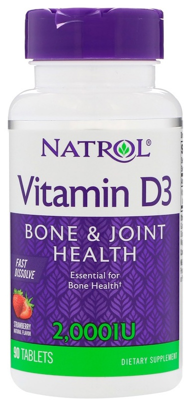 D-vitamin Natrol D-3 2000 90 Tabletter