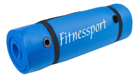 Fitnessport prostirka za fitnes FT-EM-10-B plava 15 mm