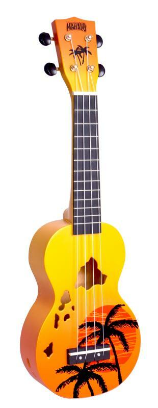 Sopran ukulele med fodral Mahalo MD1HAORB