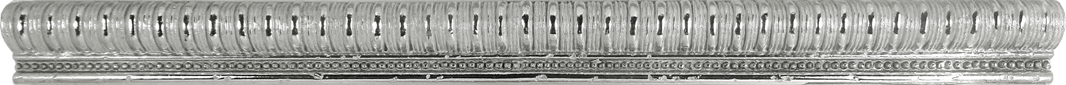 Porcelánová kamenina Rocersa List. Biely okraj Chrono 2,5 x 31,6