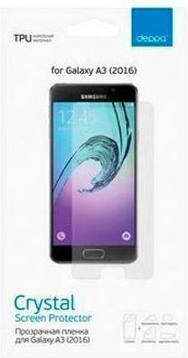 Protecteur d'écran Deppa pour Samsung Galaxy A3 (2016) TPU, (Transparent) DEP-61404