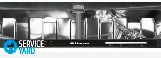Hansa Dishwasher - instrução