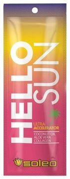 Soleo Hello Sun Ultra-Accelerator Tanning Cream med kakaosmør, 15 ml