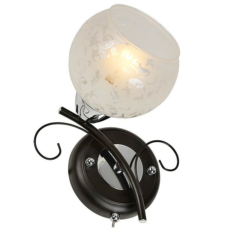 Wandkandelaar ID lamp Boise 234 / 1A-Blackchrome