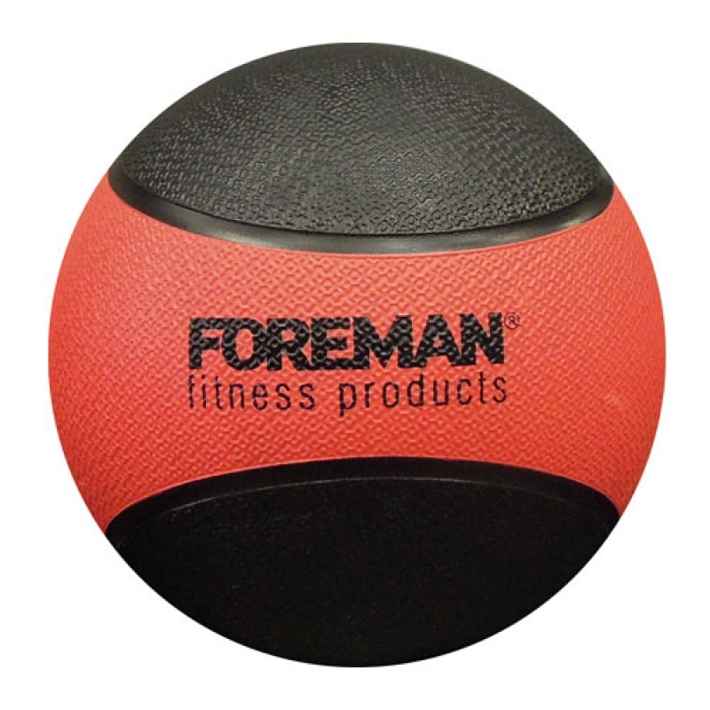 Lopta z kelu Foreman Medicine Ball 2 kg FM-RMB2 červená