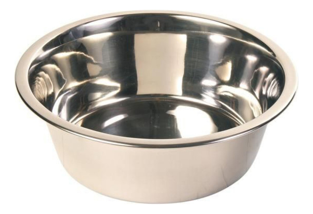 Pojedinačna zdjela za pse Nobby, čelična, plava, srebrna, 0,35 L