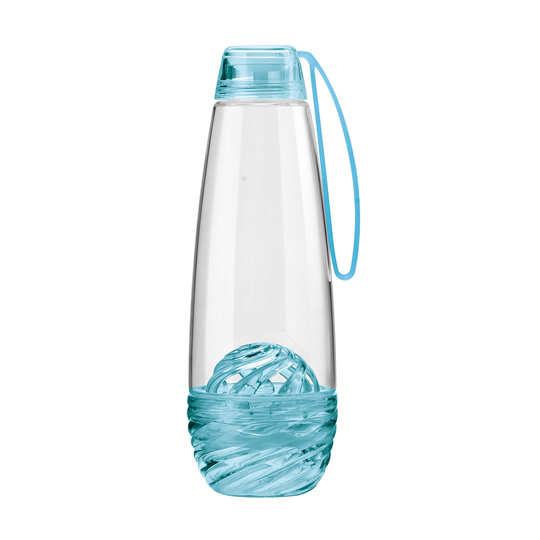 Fruitwaterfles \ 'H2O\' / Blauw