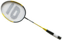 Badmintonracket Atemi BA-300, aluminium / staal, 3/4 hoes, geel / zwart
