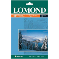 Papel para inyección de tinta Lomond, 180 g / m2, 50 hojas, mate, una cara, A5