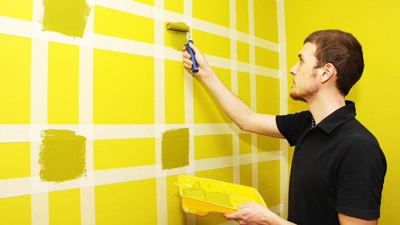 Dekorativna barva za stene - kako uporabljati, značilnosti uporabe