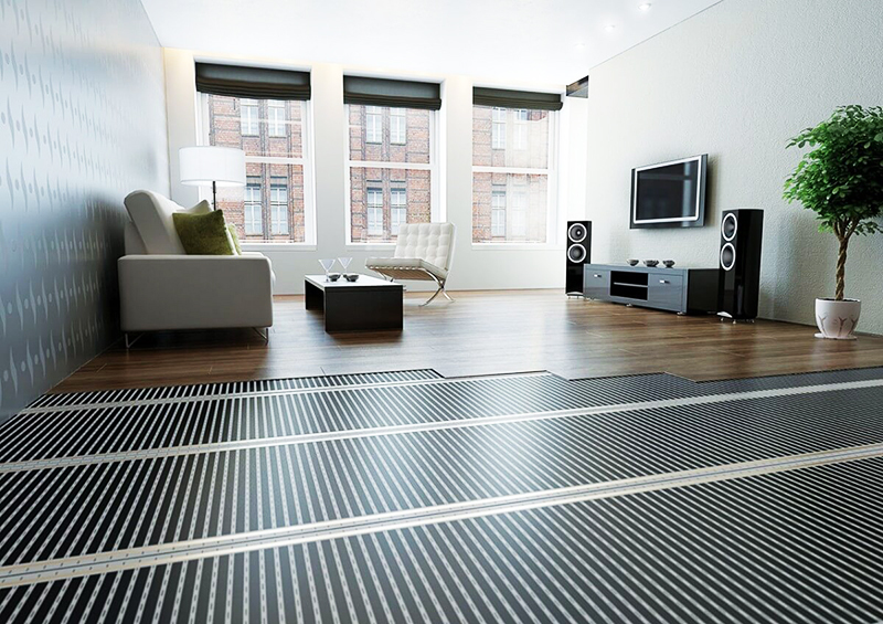 Infrared floors are popular too