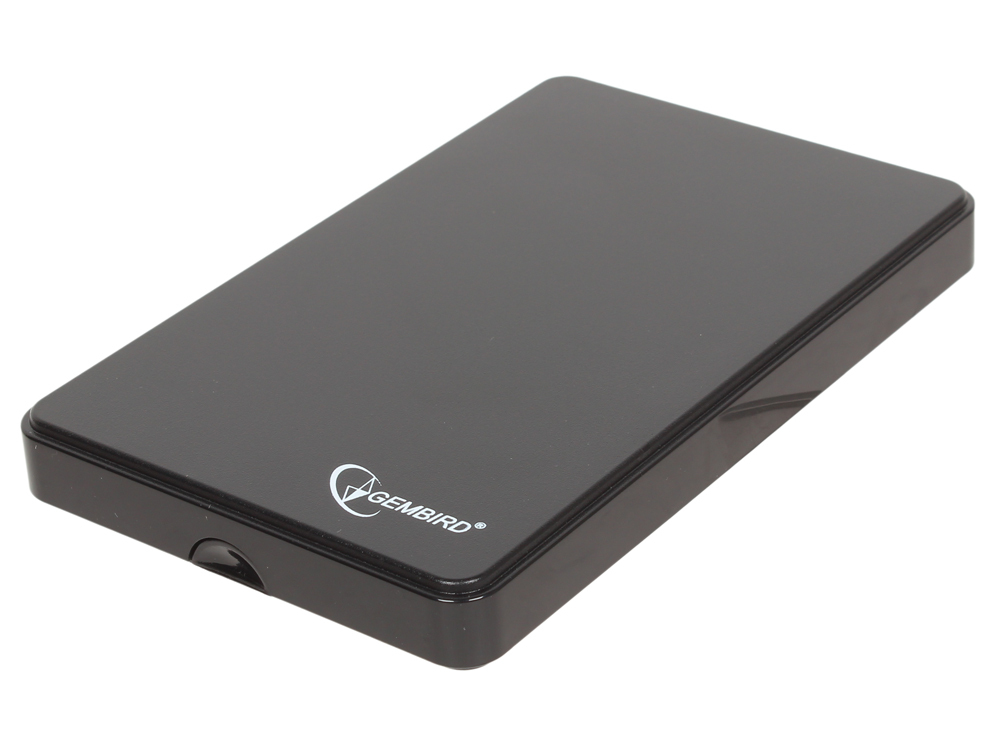 Ulkoinen laatikko HDD / SSD 2.5 Gembird EE2-U2S-40P -kotelo musta / muovi / USB 2.0 / SATA