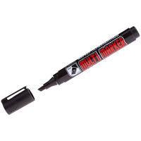 Marcador permanente Multi marcador preto, chanfrado, 5 mm