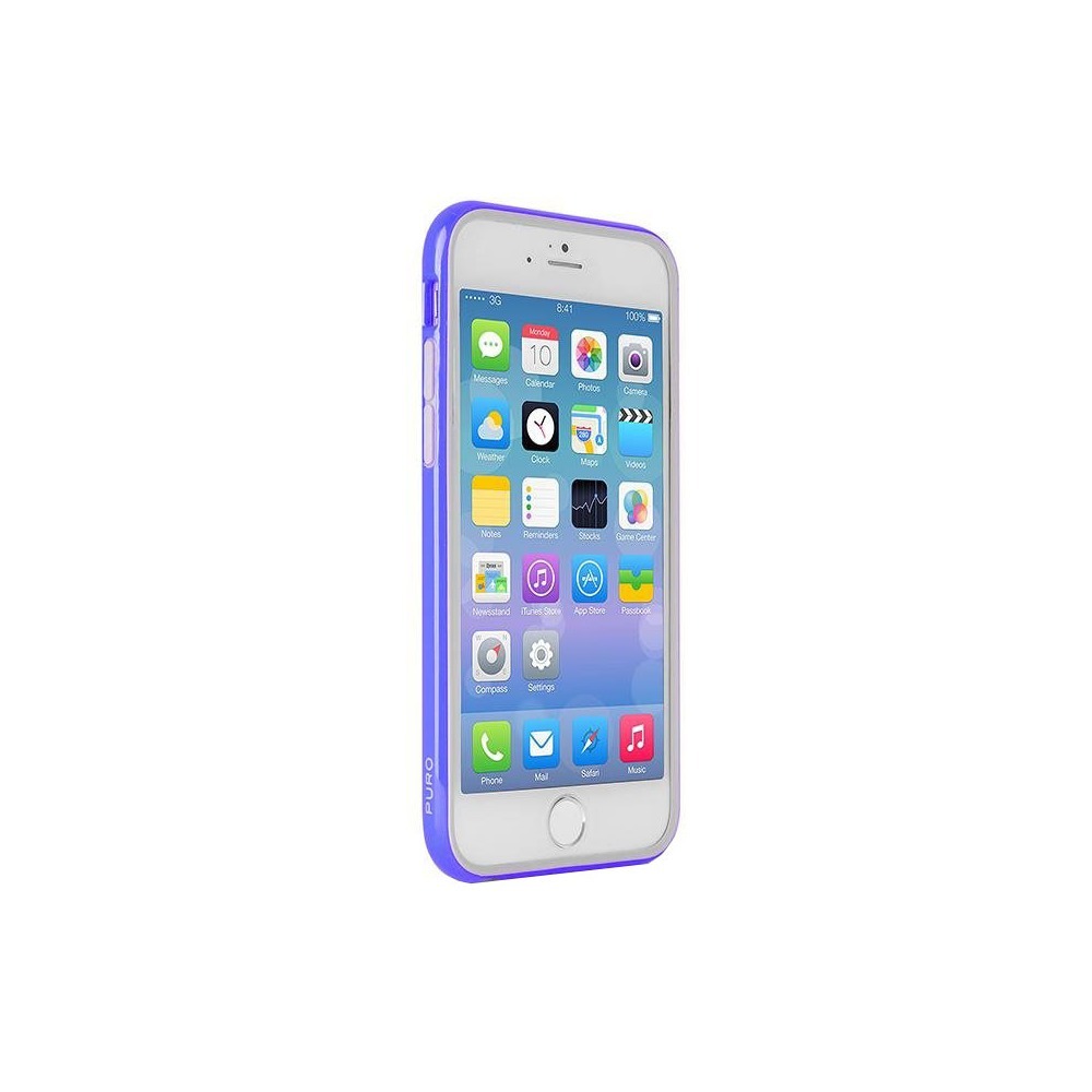Case Puro Ny støtfangerramme til iPhone 6 Plus / 6s Plus blå