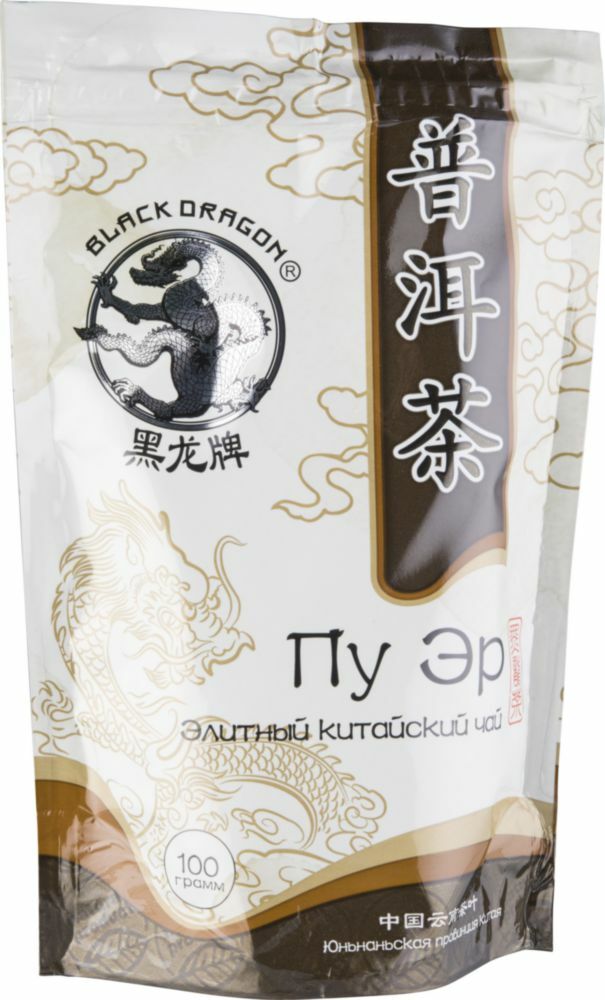 Black Dragon çay pu er elite Çin 100 g