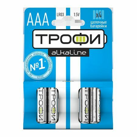 Baterija TROPHY LR03-4BL 4 kos