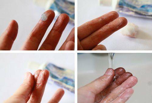 How and what to wash the hair dye from the scalp, face and hands?