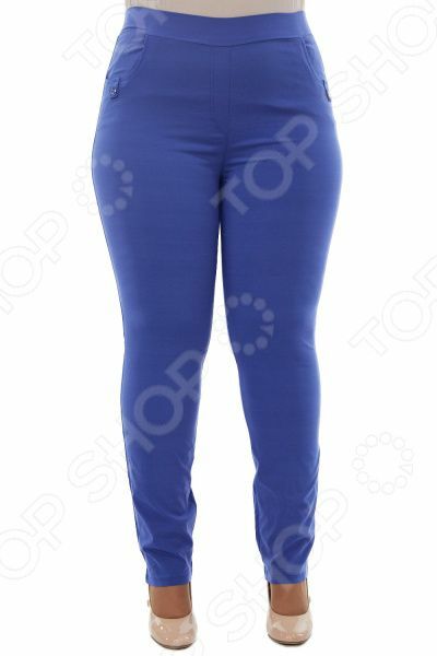 Trousers LORICCI " Siena". Color: cornflower blue