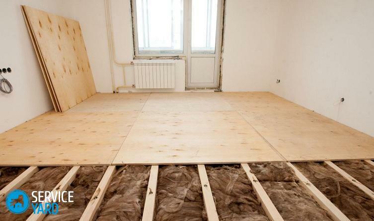 Kako staviti linoleum na drveni pod?