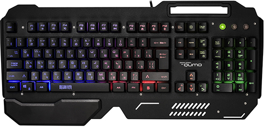 Qumo Dragon War Deathmatch K48 klaviatuur Juhtmega taustvalgustusega mängumembraaniga klaviatuur arvutile
