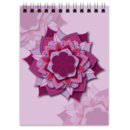 Printio sakralinės gėlės geometrijos sąsiuvinis