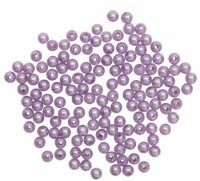 Okrogle plastične kroglice, barva: 017 NL, 4 mm, 25 gramov
