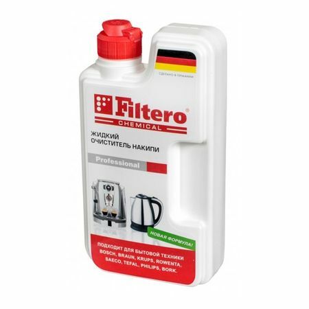 Sredstvo za odstranjevanje vodnega kamna FILTERO Art.605, za gospodinjske aparate, 250 ml