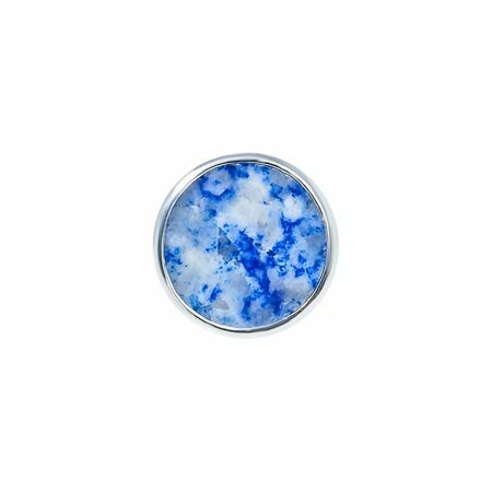 Moonswoon SMALL prstan v srebrni barvi z lapis lazuli iz kolekcije Planets Moonswoon
