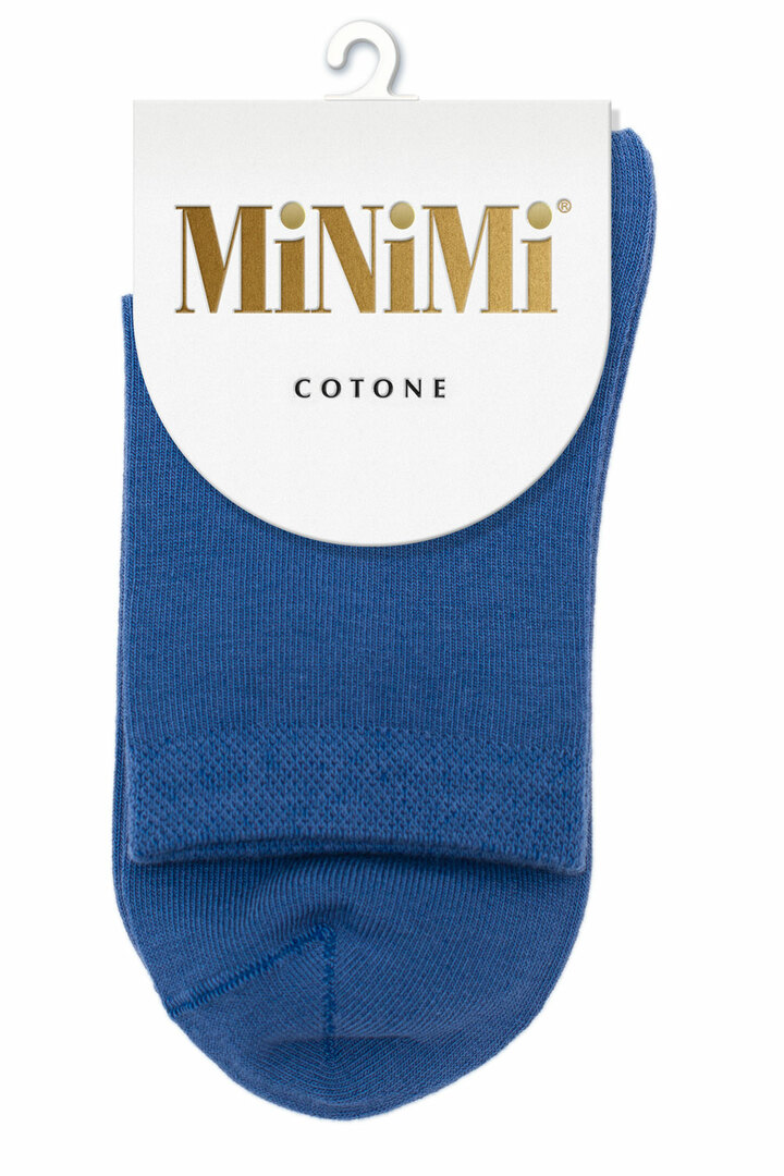 Ženske nogavice MiNiMi MINI COTONE 1202 modre 35-38