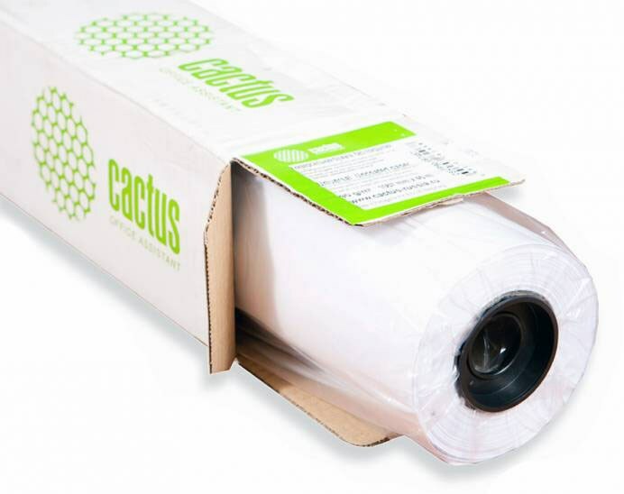 נייר אוניברסלי Cactus Eco CS-LFP80-420457E A2 420 מ" מ -45.7 מ ', 80 גרם / מ" ר, לבן, ליבה: 50.8 מ" מ (2 \