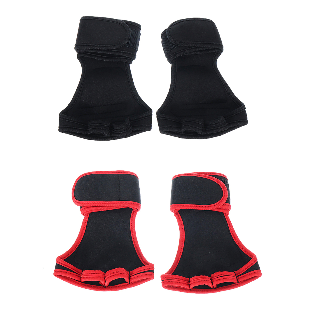 Coppia di guanti fitness KALOAD Fascia da polso antiscivolo resistente all'usura Sport Palestra Sollevamento pesi Allenamento Mezze dita P