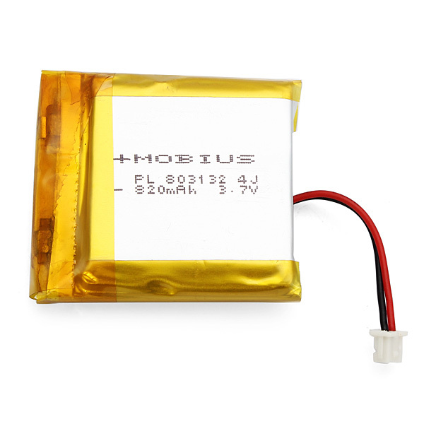 Mobius Replaced 3.7V 820mah Upgraded Battery Pack for Action Camera Sports Camera
