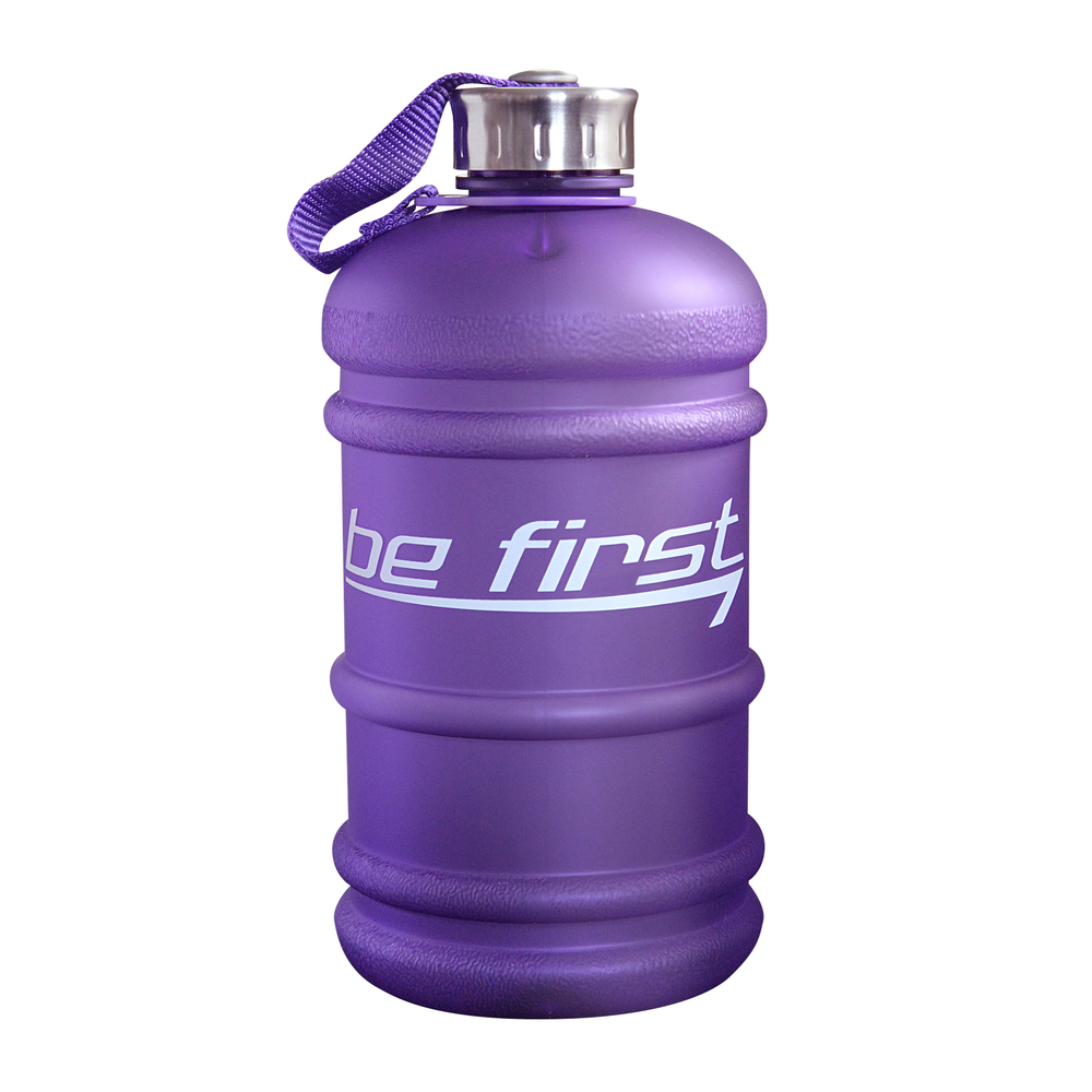 Be First Botella de agua de 2200 ml, violeta mate