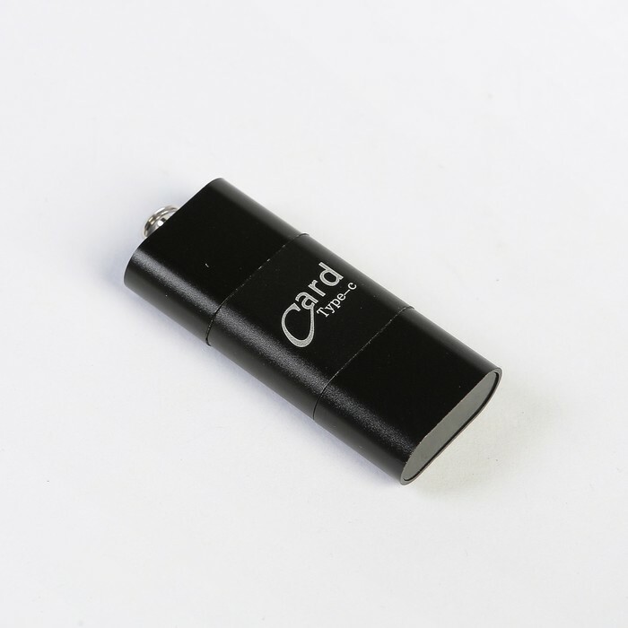 Kaartlezer, Type-C en USB-aansluiting, microSD-slot, ophangoog, mixkleur