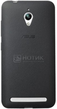 Kapak (klipsli kılıf) Asus for ZenFone Go ZC500TG Tampon Kılıf, Poliüretan, Siyah, 90XB00RA-BSL3P0