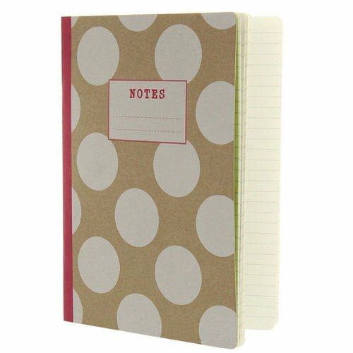 Cuaderno # y # quot; Monocromo Кraft White Polka # y # quot; А5, en línea