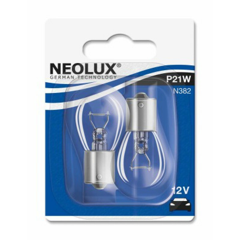 Lámpara incandescente NEOLUX STANDARD P21W 12V 21W blanco