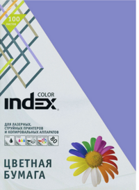 Carta a colori Index Colour, 80 g/m2, A4, lilla, 100 fogli
