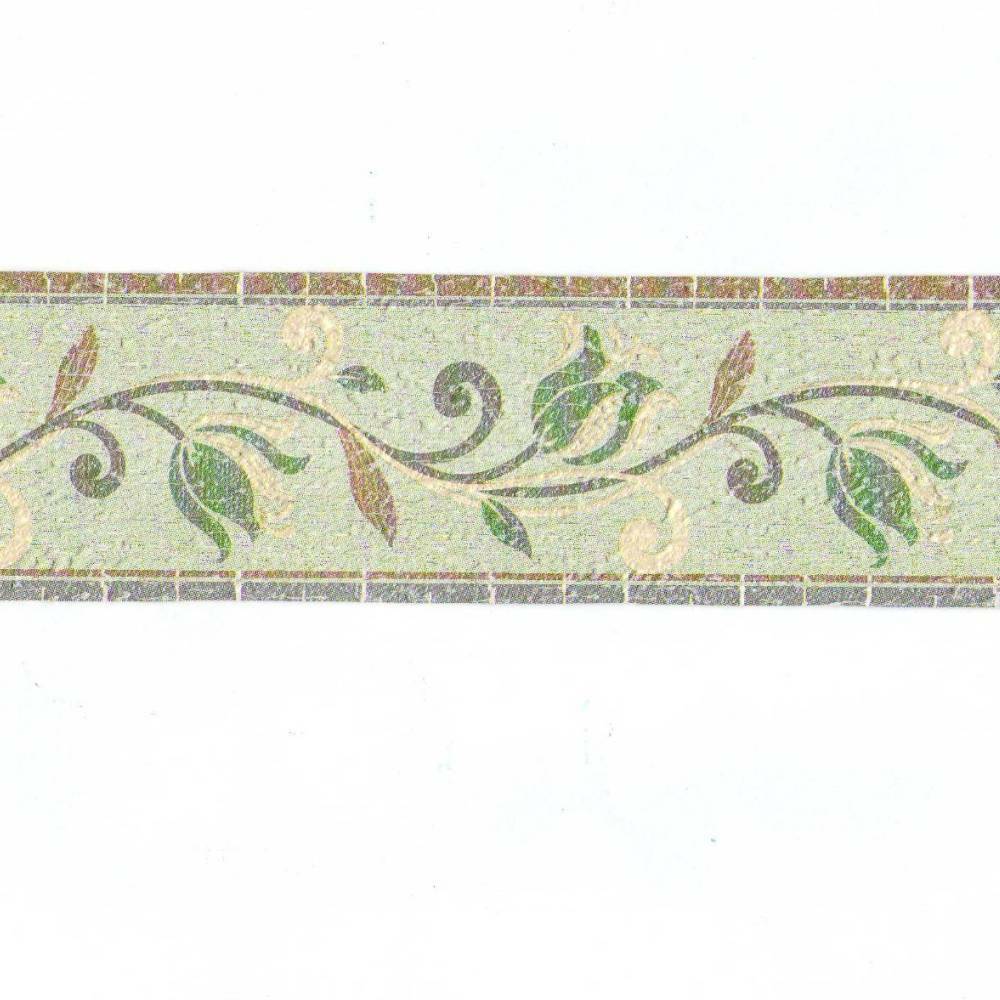 Papirramme (tosidig) 616-11 grønn 5,3x1000cm