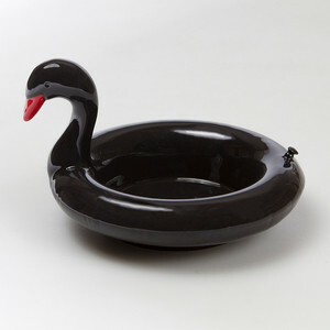 Miska ceramiczna DOIY FLOATIE BLACK SWAN