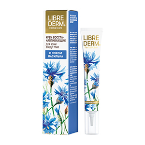 Revitalizing eye cream with cornflower, 20 ml (Librederm)