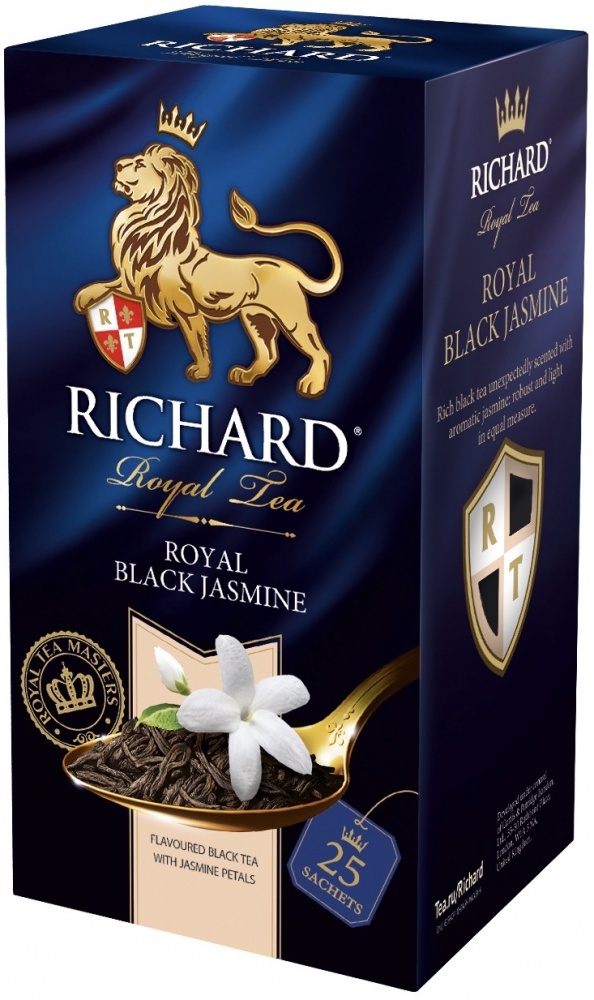 Richard Royal Black Jasmine te med jasmin 25 poser